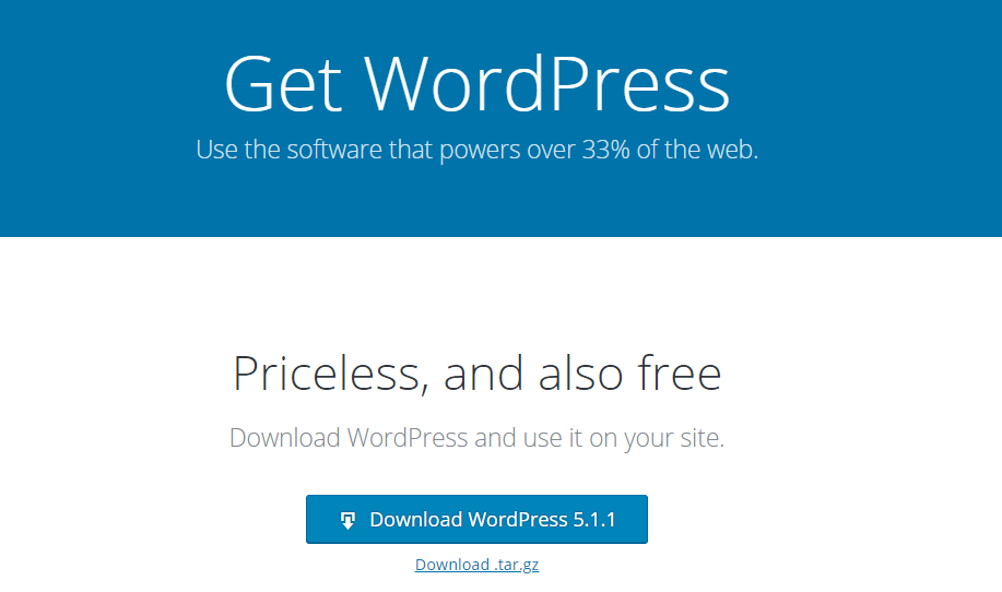 Download WordPress