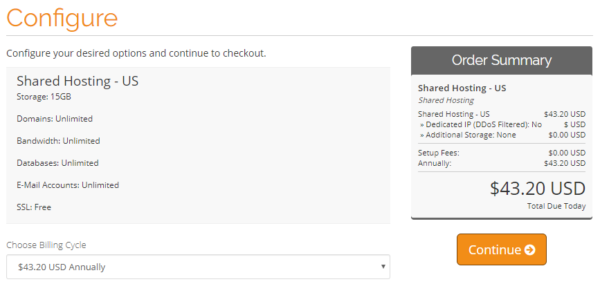 Ramnode Shared hosting discount