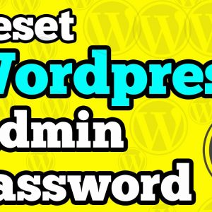 Reset Wordpress Admin Password