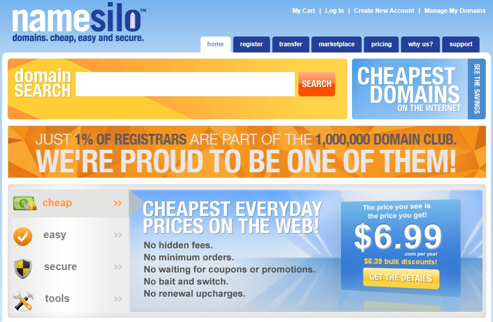 Com Domain Name For Only 5 99 At Namesilo Com Top Host Coupon Images, Photos, Reviews