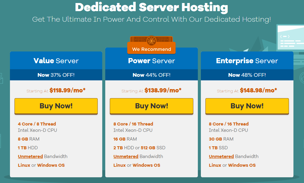 HostGator dedicated server