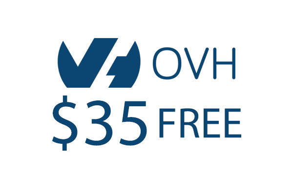 ovh coupon free $35 credit