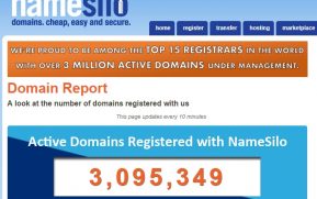 NameSilo 3 million domain