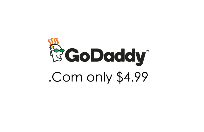 GoDaddy 4.99 domain coupon Mar 2024 just only 4.99 working