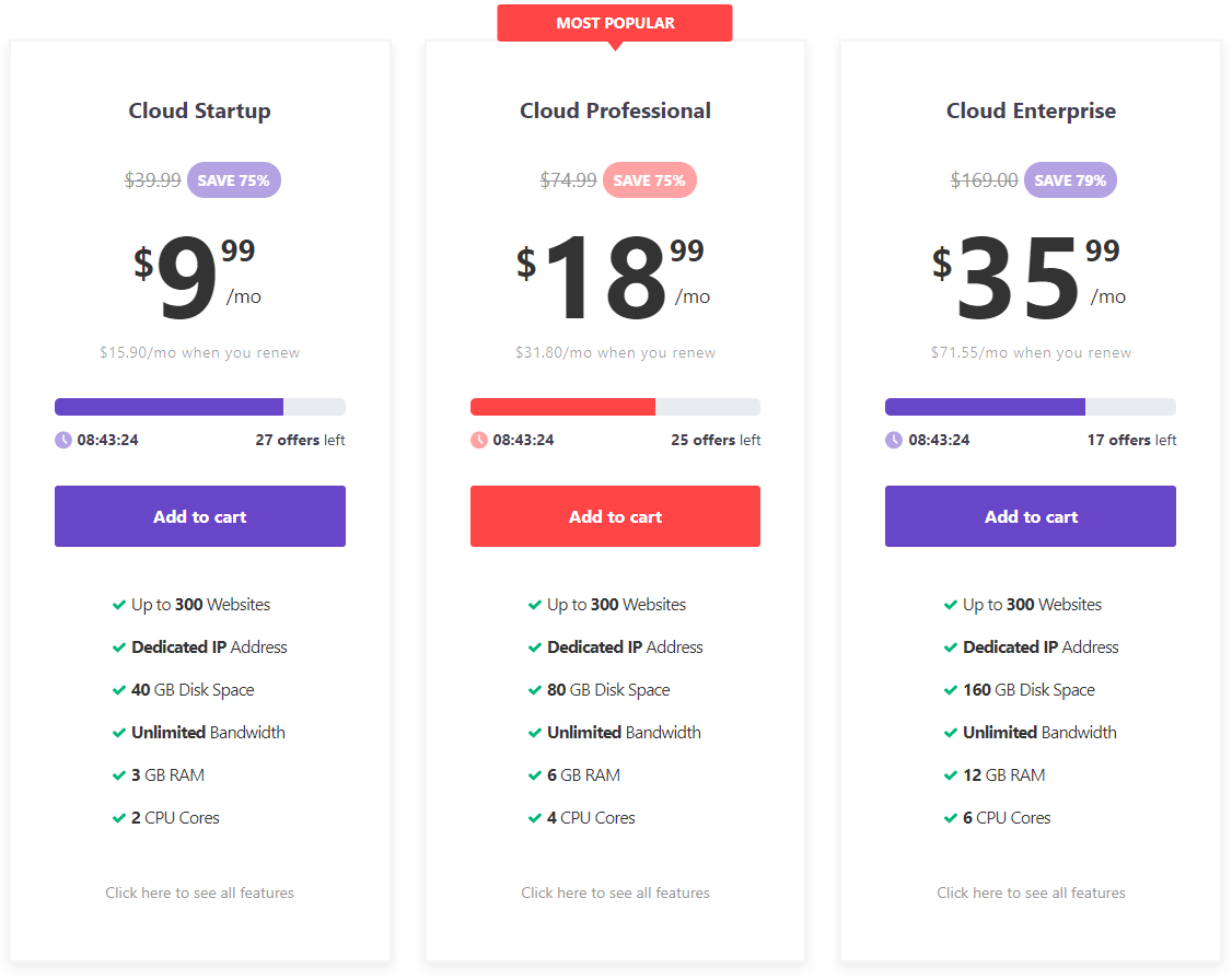 Hostinger cloud hosting