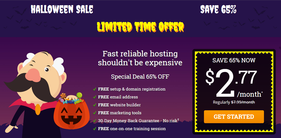 HostPapa Halloween Sale coupon