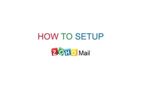 how to setup email domain with zoho