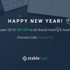 StableHost new year coupon