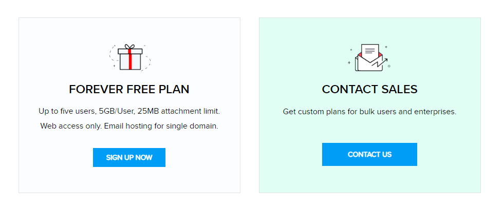 Zoho Free Plan