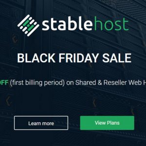 StableHost Black Friday 2019