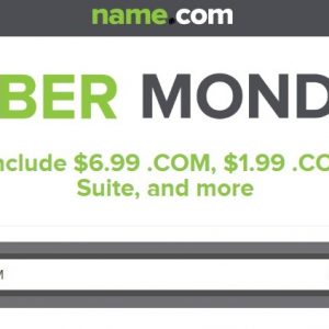 Name.com cyber monday
