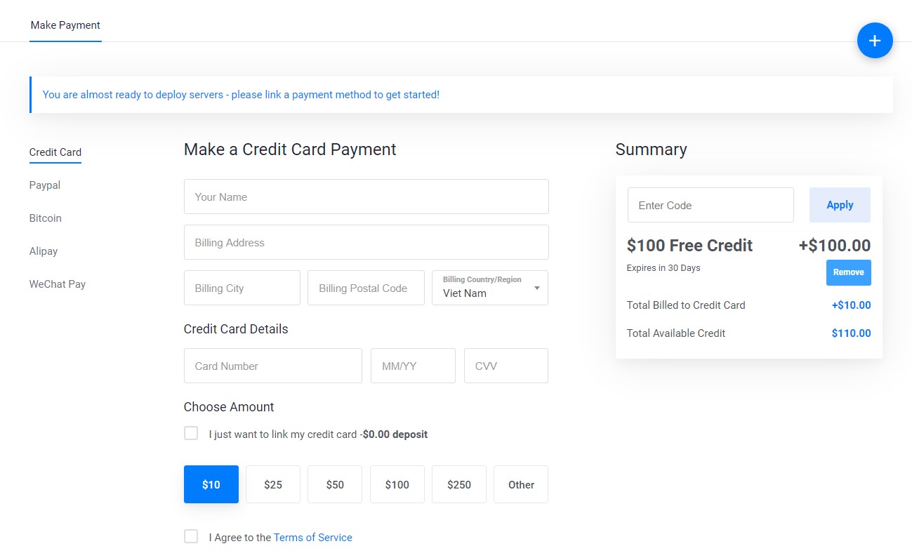 Vultr coupon codes Get free $100