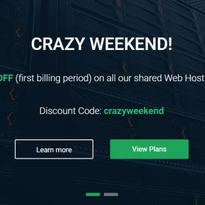 StableHost crazy weekend deal coupon