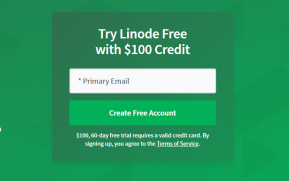 free 100 usd credit at Linode