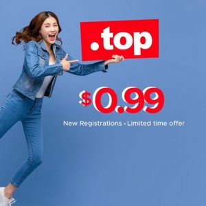 Epik .TOP domain 99 cents