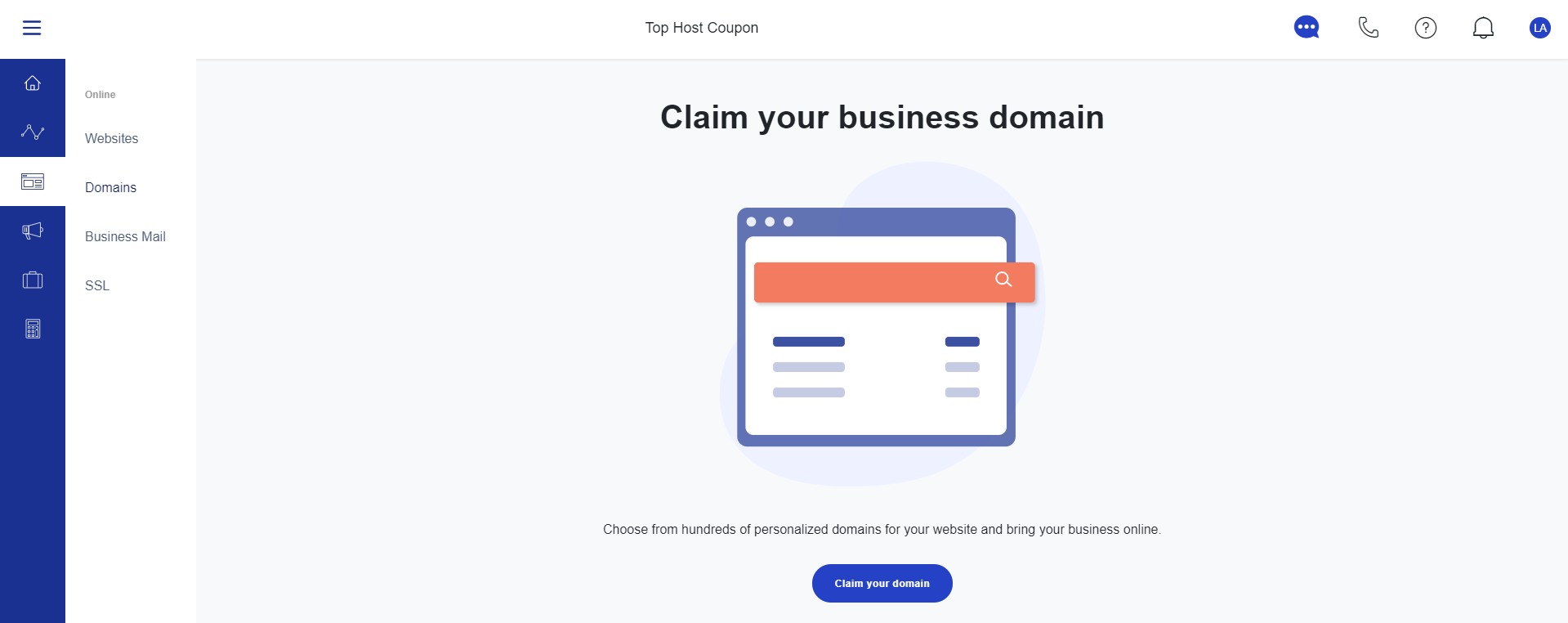 claim free domain