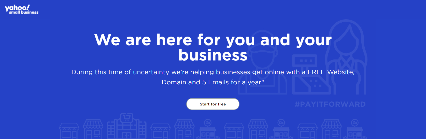 Free domain on Yahoo