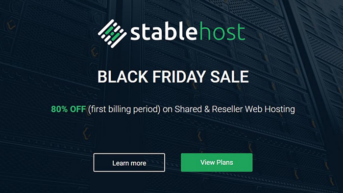 StableHost Black Friday
