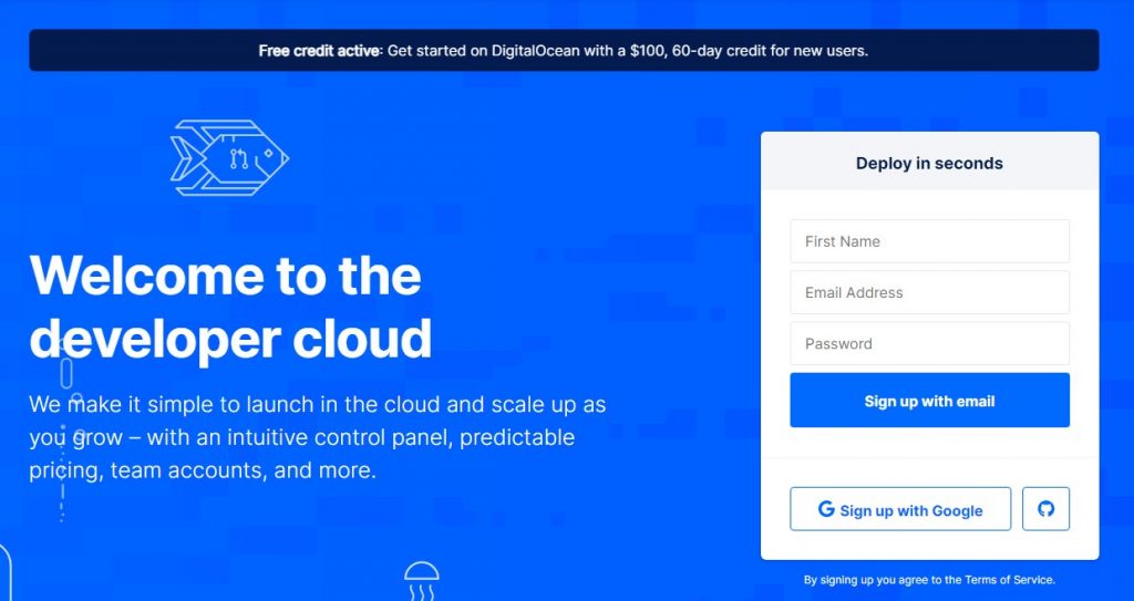 DigitalOcean coupon Apr 2022 Get free 100 credit for all new accounts