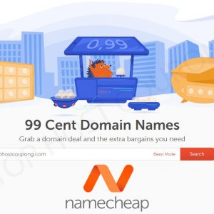 Namecheap 99 cents domain coupon