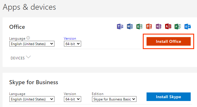 Install Office 365 step 3