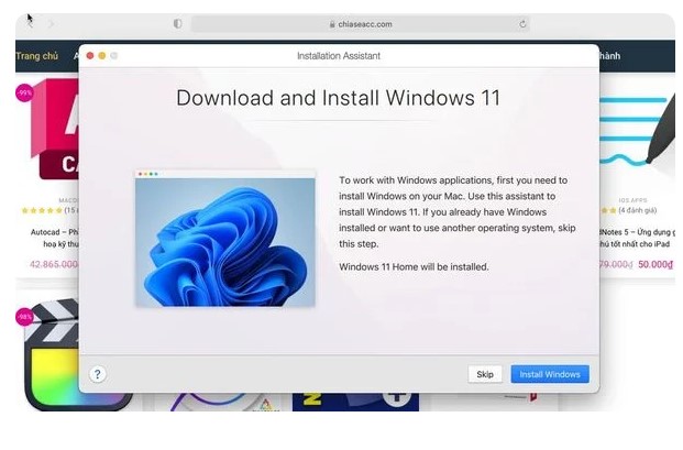 Click to install Windows 11