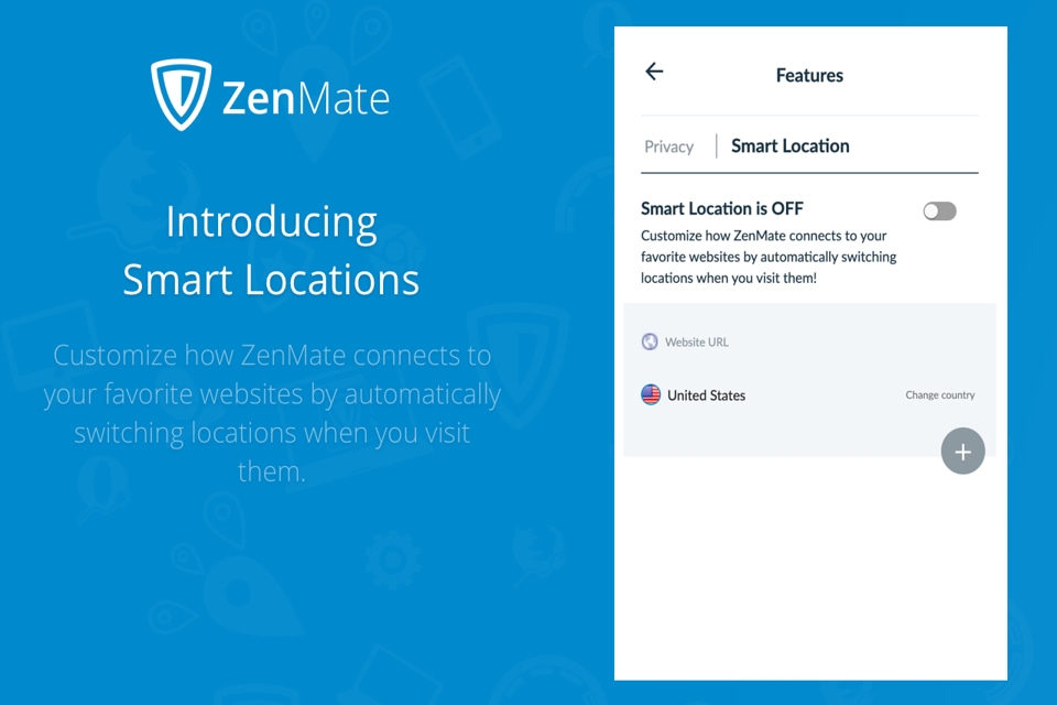 ZenMateVPN smart Location