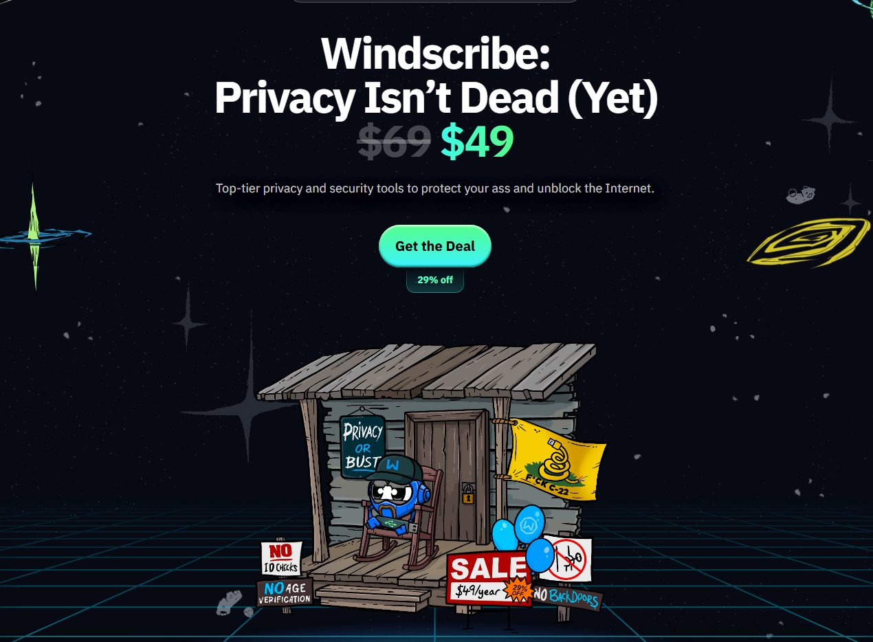 Windscribe coupon 29%